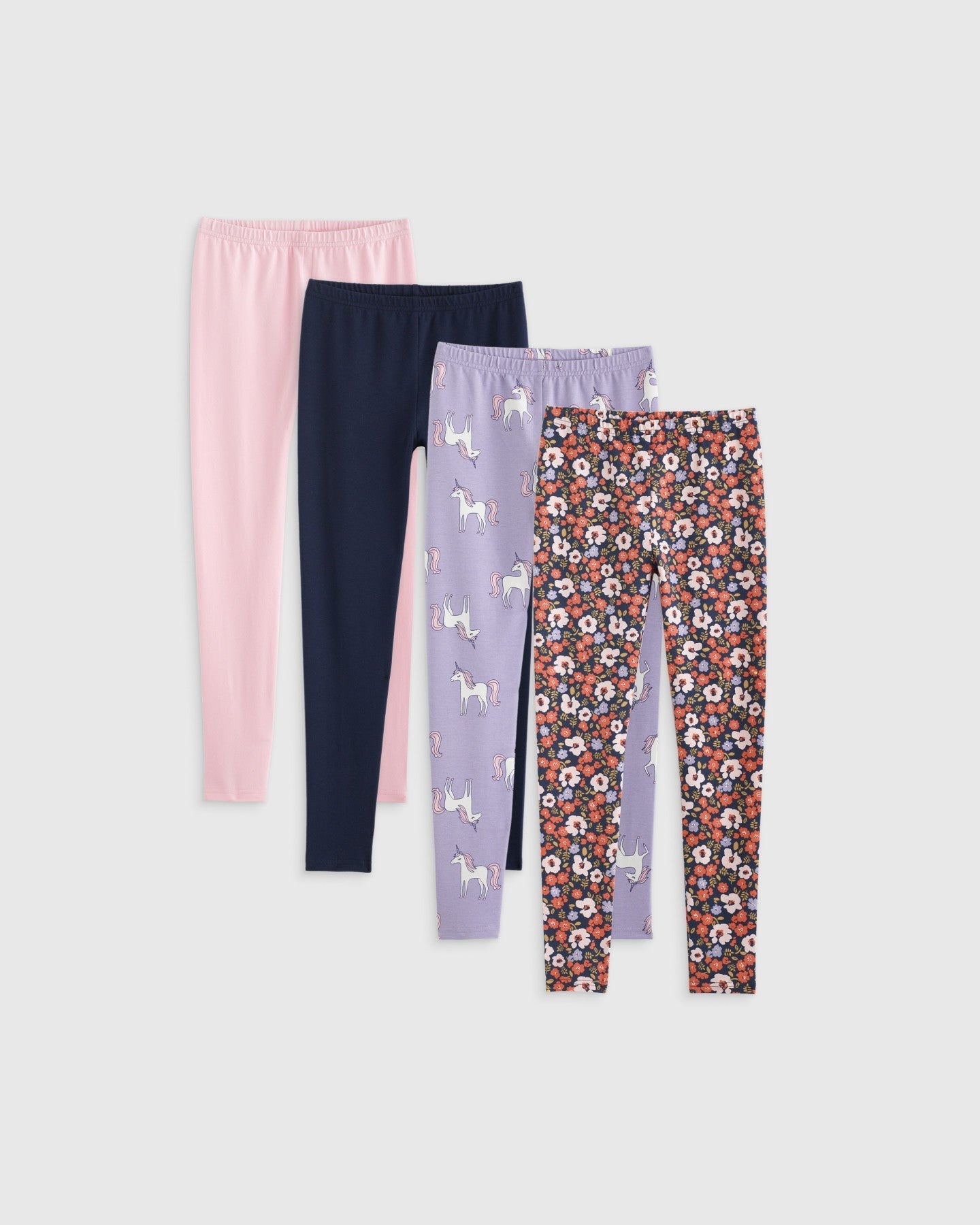 Organic Cotton Leggings 4-Pack