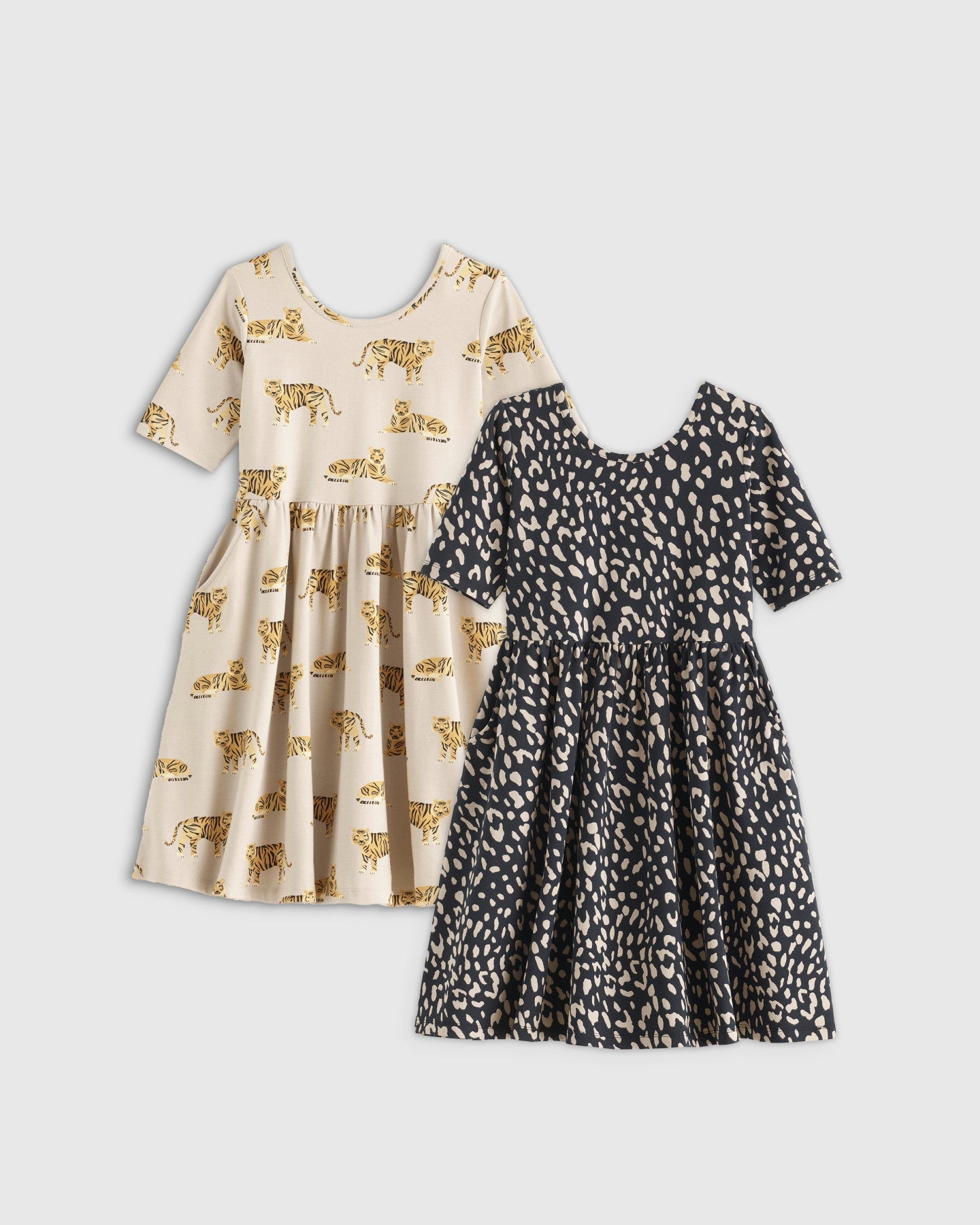 Organic Cotton Skater Dress 2-Pack