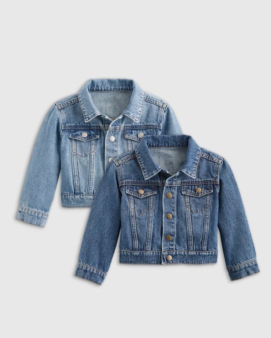 100% Cotton Denim Jacket 2-Pack