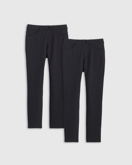 Ultra-Stretch Ponte Skinny Pants 2-Pack