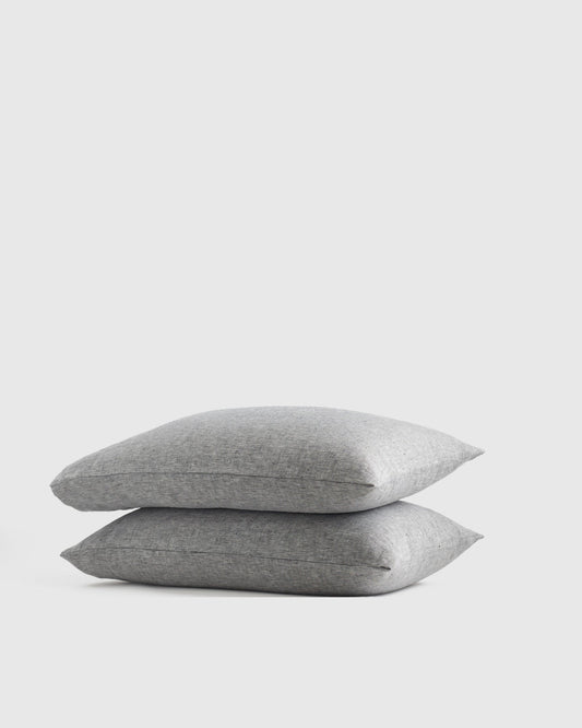 European Linen Chambray Pillowcase Set