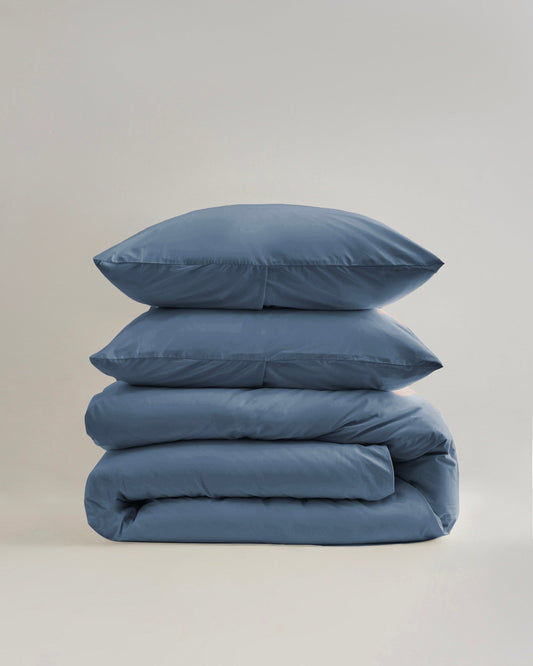 Classic Organic Percale Duvet Cover Set