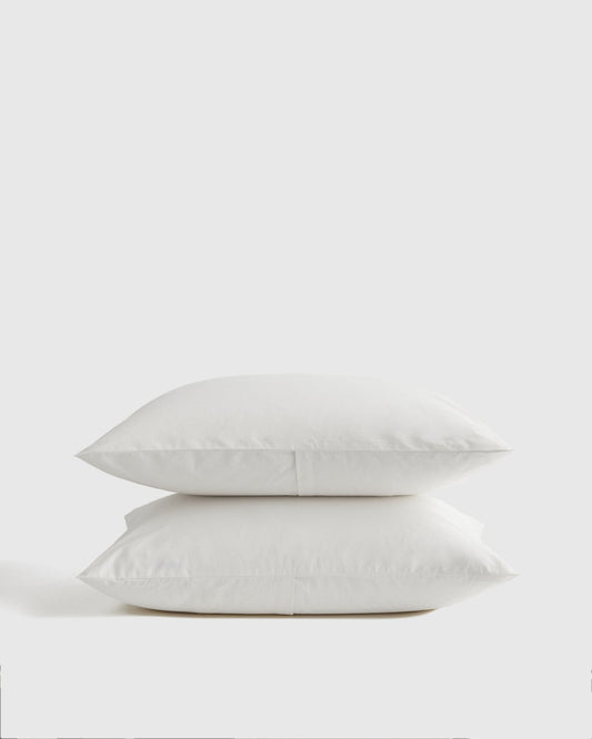 Organic Brushed Cotton Sham Set
