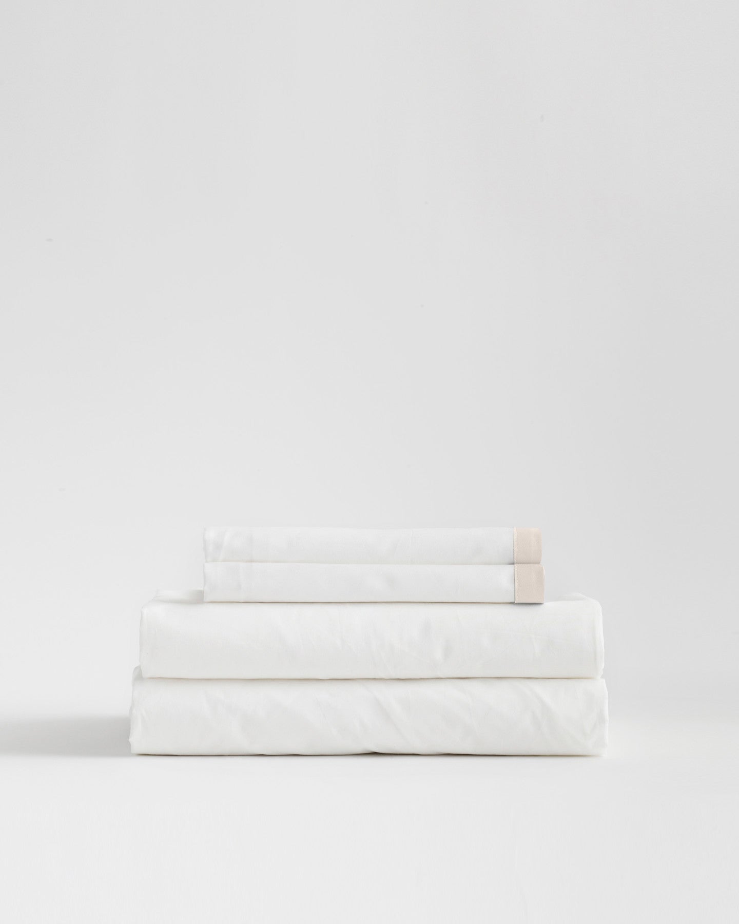 Classic Organic Percale Border Sheet Set