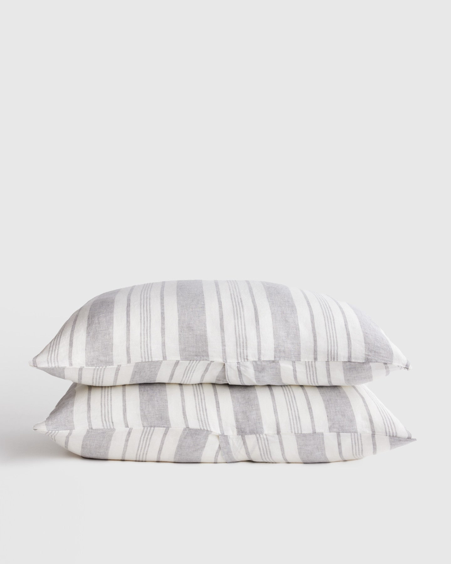 European Linen Modern Stripe Sham Set