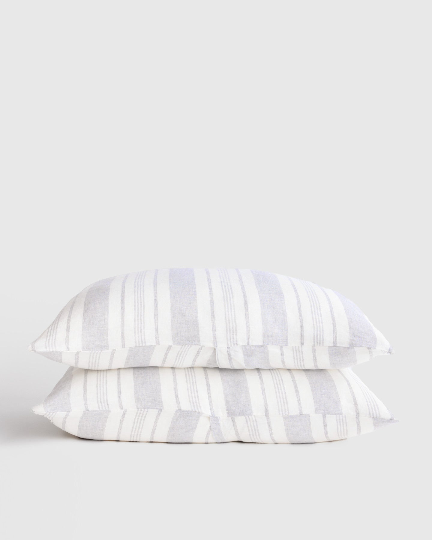 European Linen Modern Stripe Sham Set