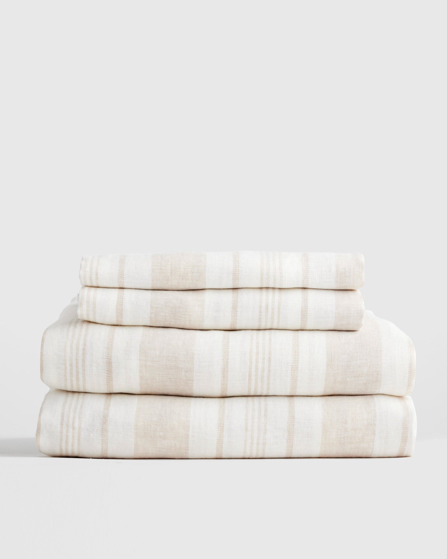 European Linen Modern Stripe Sheet Set