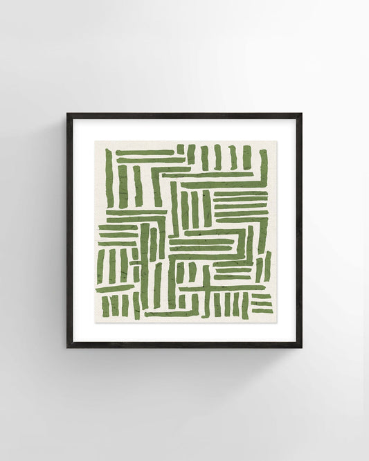 Kingston Geo Linen Wall Art