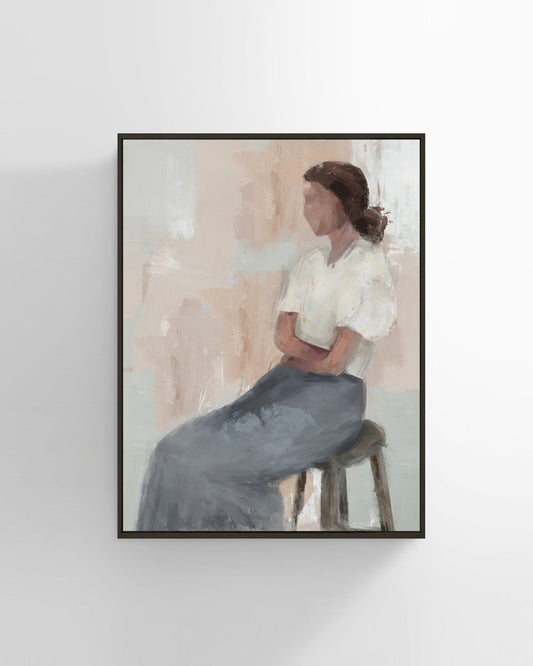 Portrait of a Young Woman Wall Art