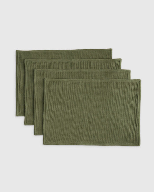 Organic Airy Gauze Placemats (Set of 4)