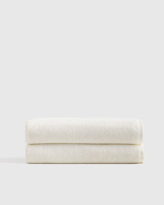 Turkish Ribbed Quick Dry Bath Sheet (Set of 2)