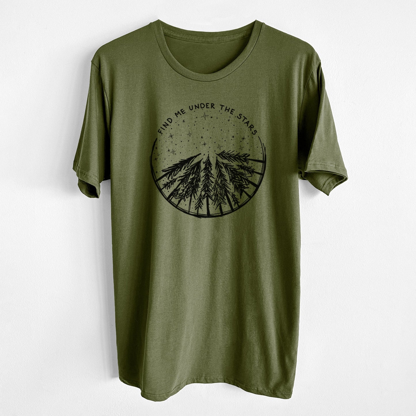 Find Me Under the Stars - Unisex Crewneck - Made in USA - 100% Organic Cotton