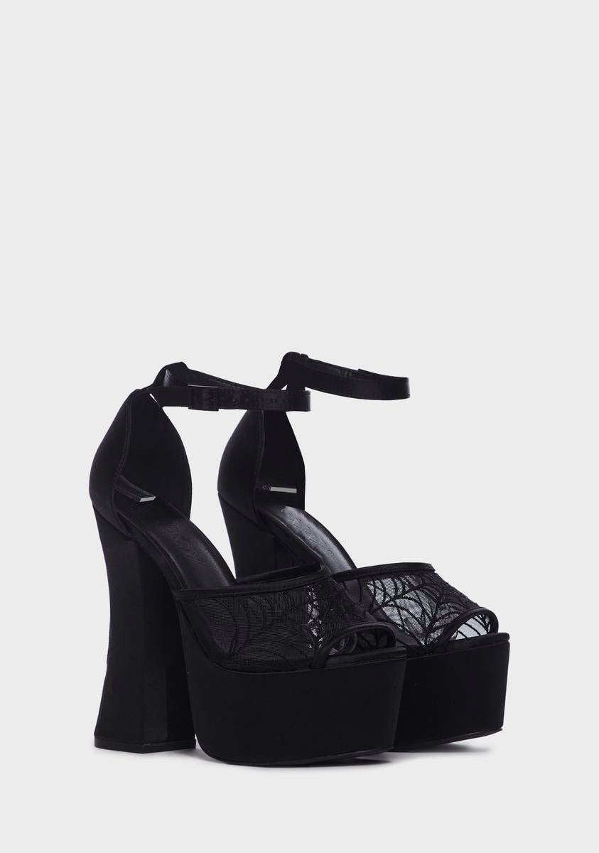 Night Crawler Platform Heels