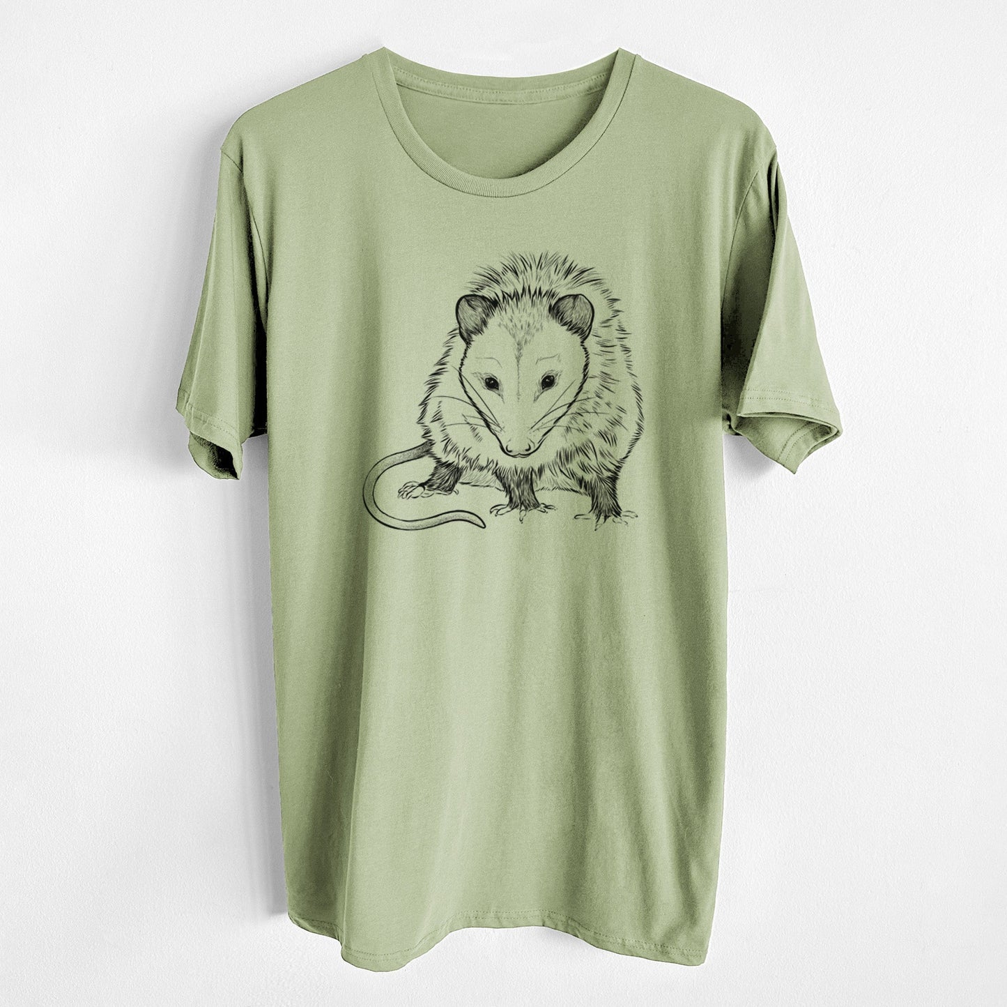 Virginia Opossum - Didelphis virginiana - Unisex Crewneck - Made in USA - 100% Organic Cotton
