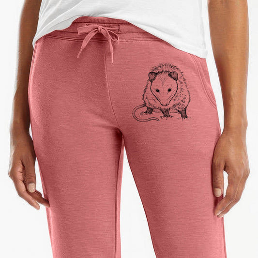 Virginia Opossum - Didelphis virginiana - Women's Cali Wave Jogger Sweatpants