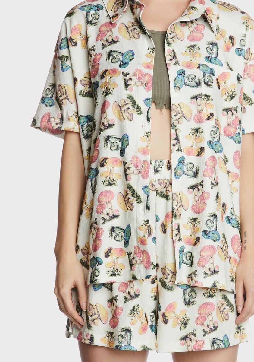 Mushroom Velour Shirt
