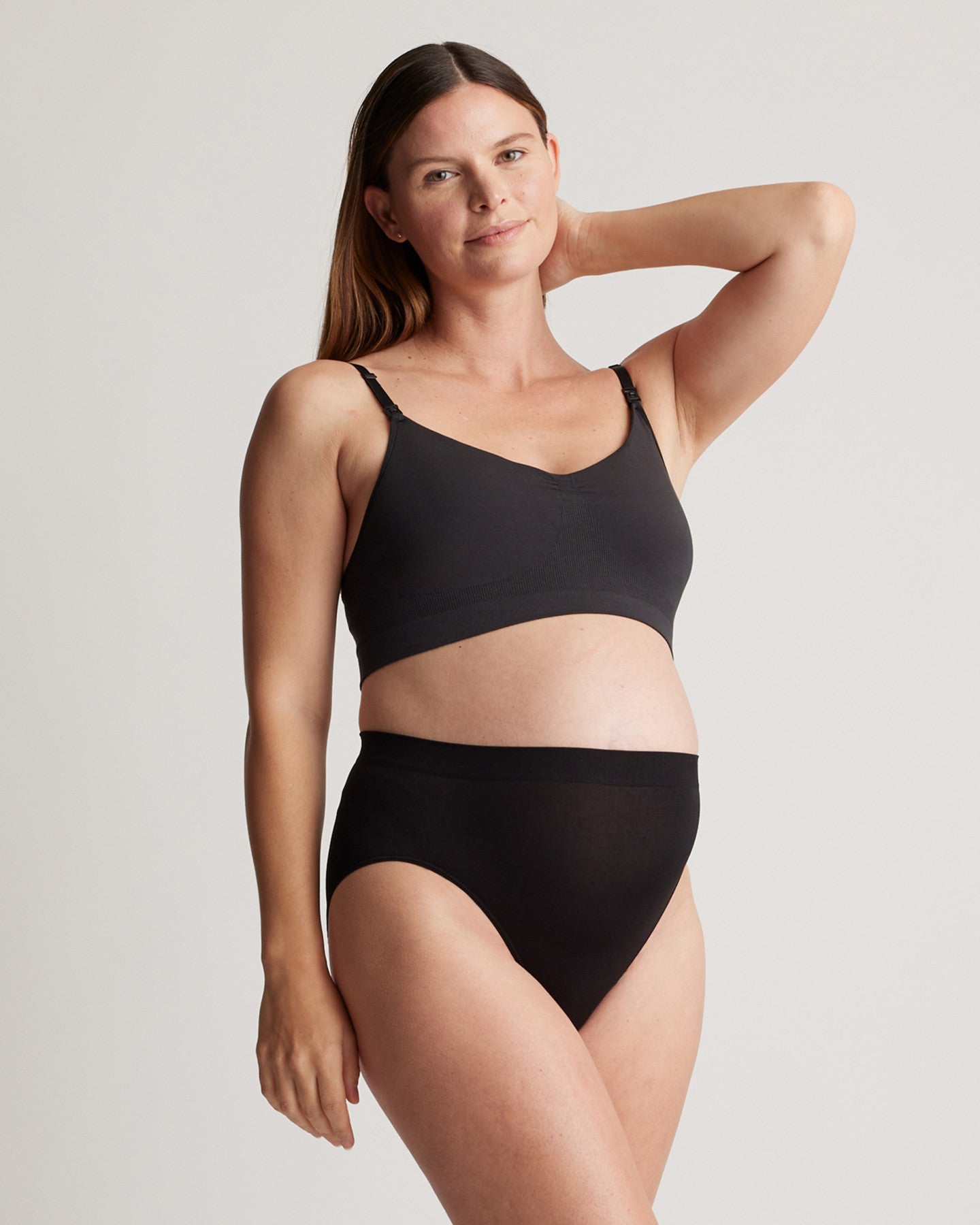 Comfort Rib Maternity Nursing & Pumping Bralette (2-Pack)