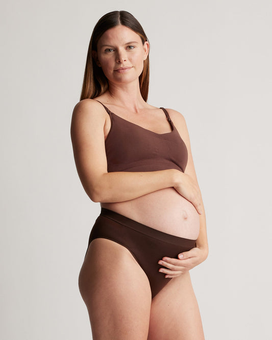 Comfort Rib Maternity Nursing & Pumping Bralette (2-Pack)