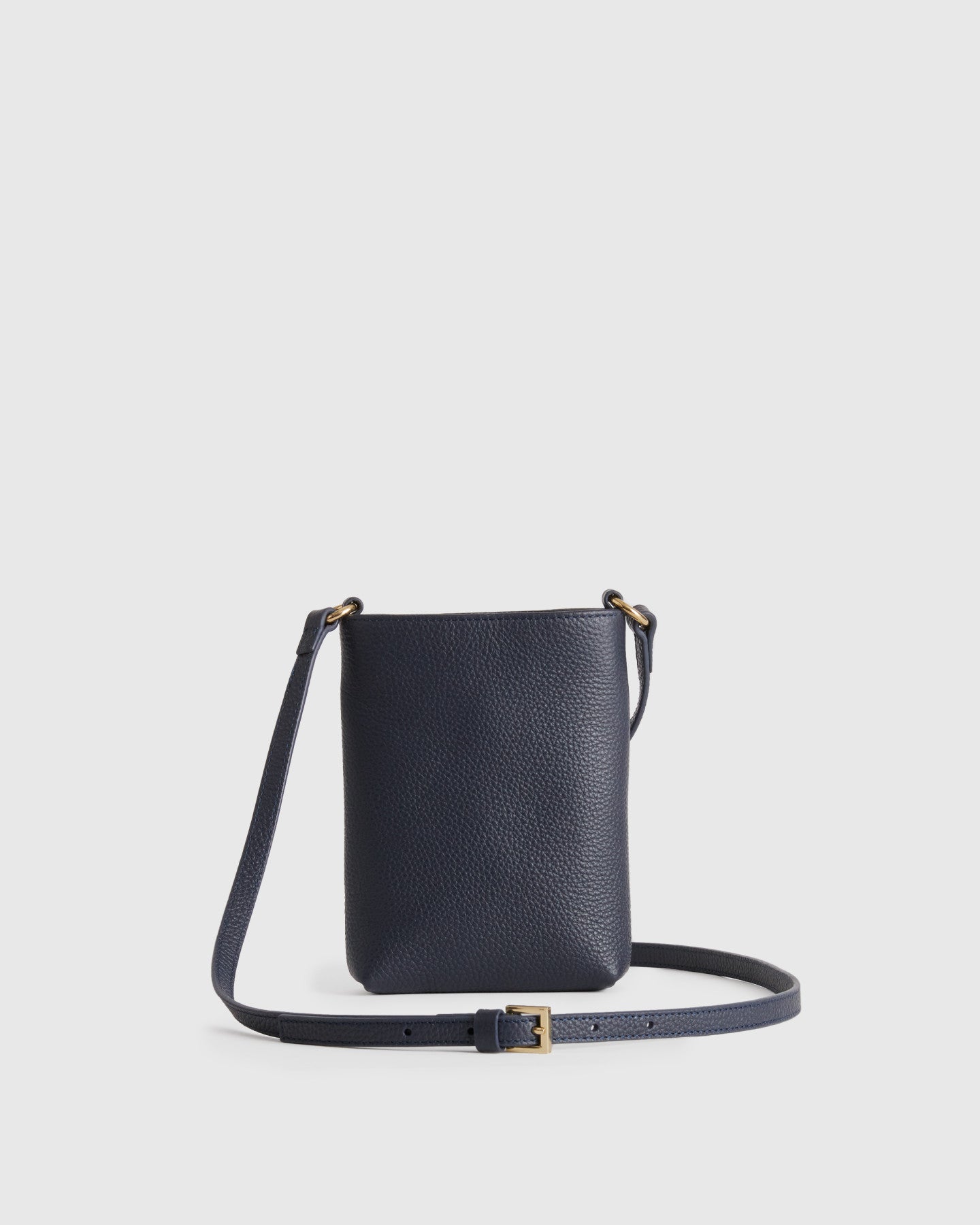 Italian Pebbled Leather Phone Crossbody