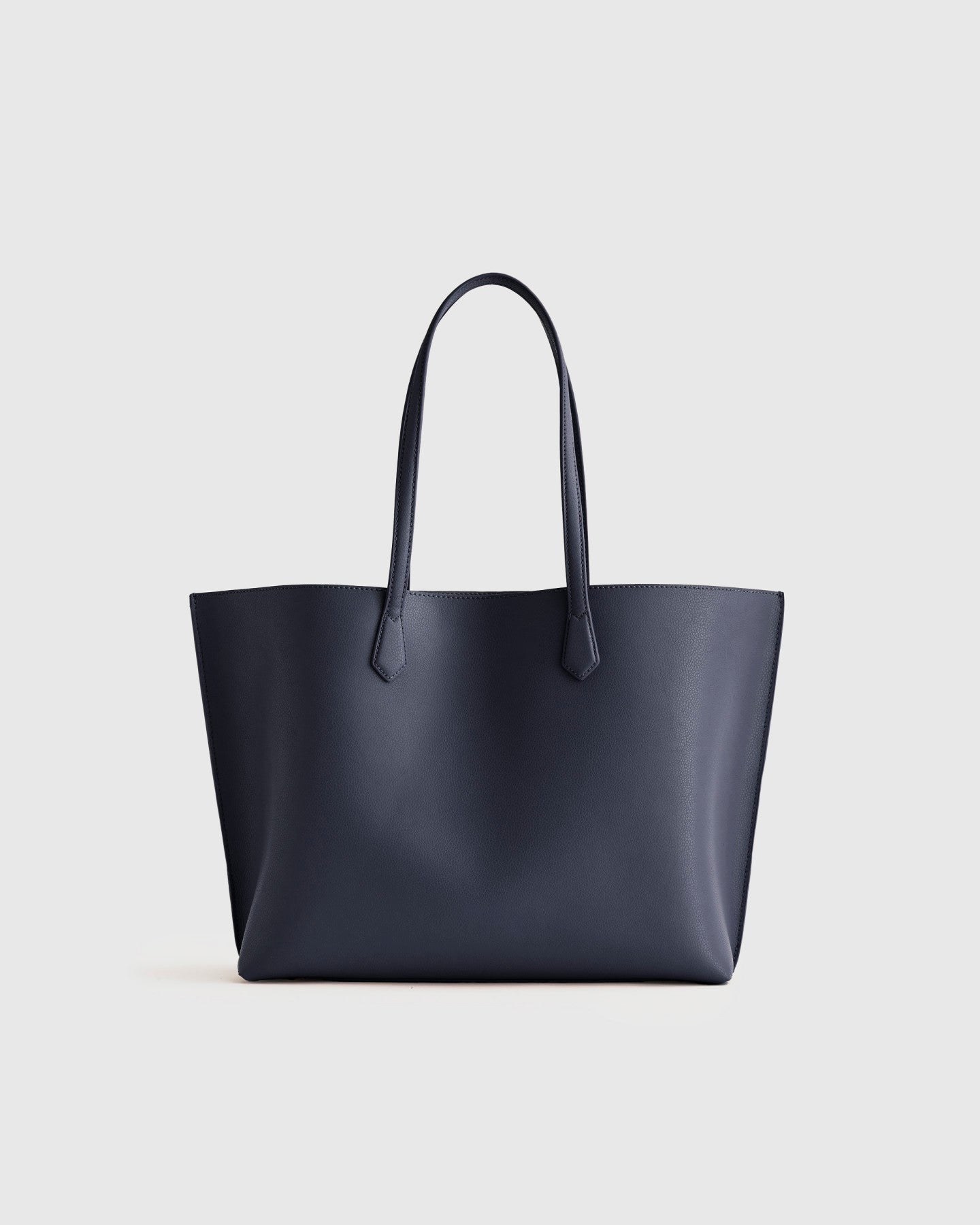 Italian Leather Triple Compartment Shopper Tote