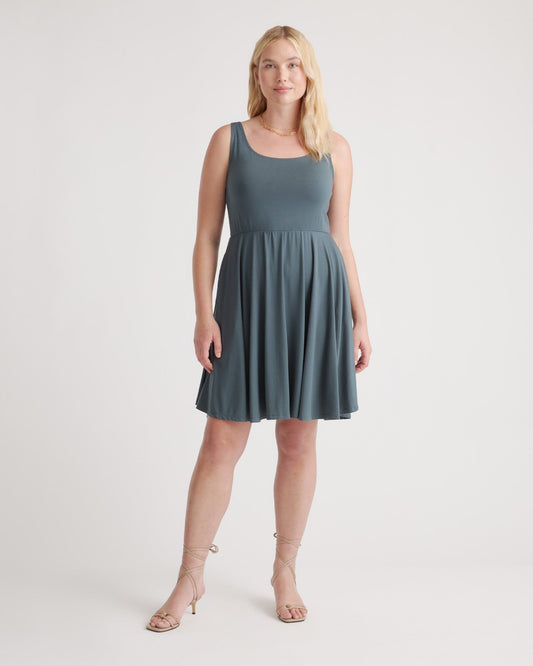 Tencel Jersey Fit & Flare Mini Dress
