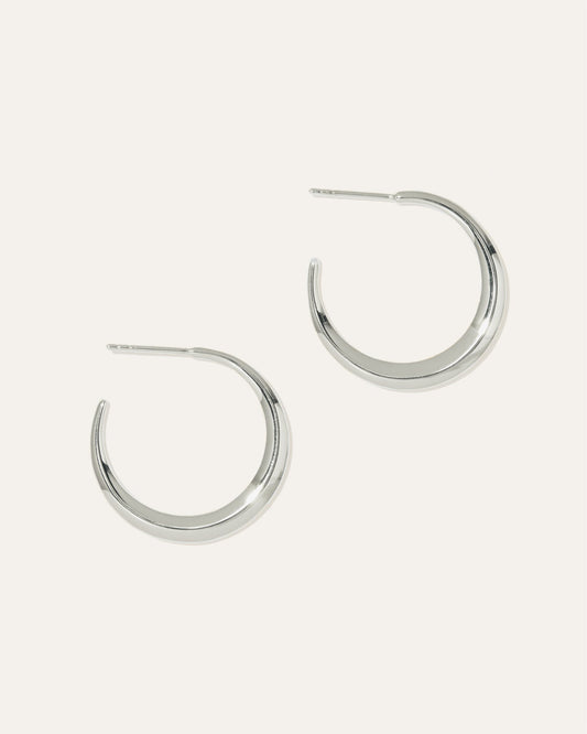 Silver Dress Up Hoops