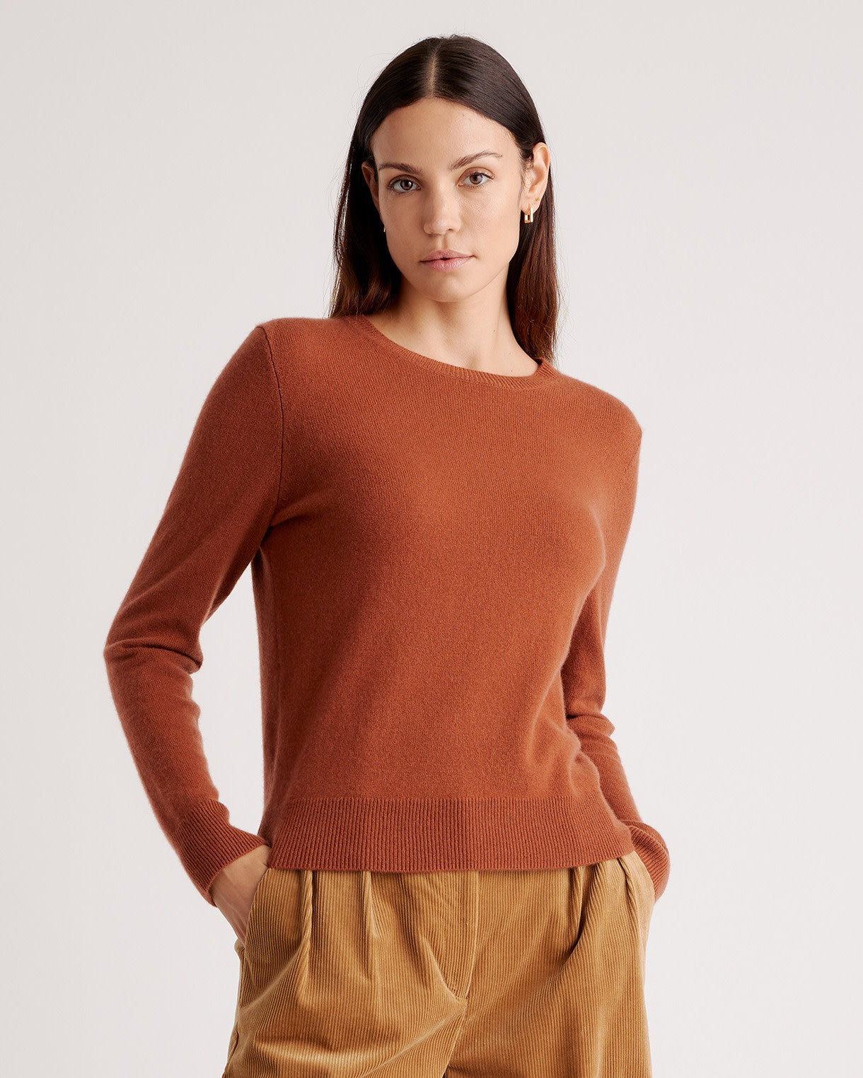 Mongolian Cashmere Crewneck Sweater