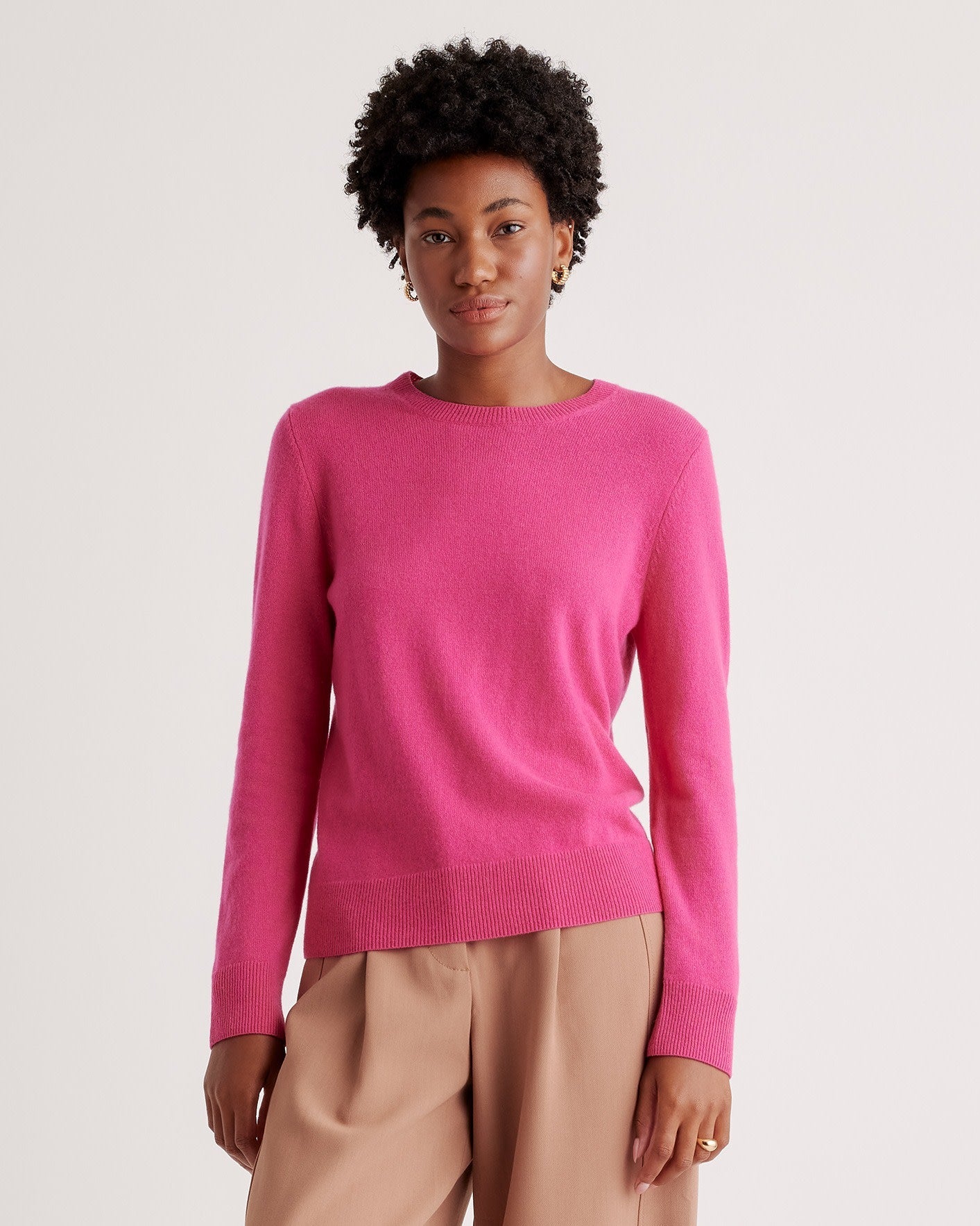 Mongolian Cashmere Crewneck Sweater