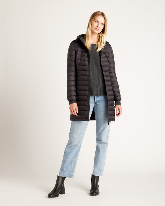 Lightweight Down Long Puffer Jacket