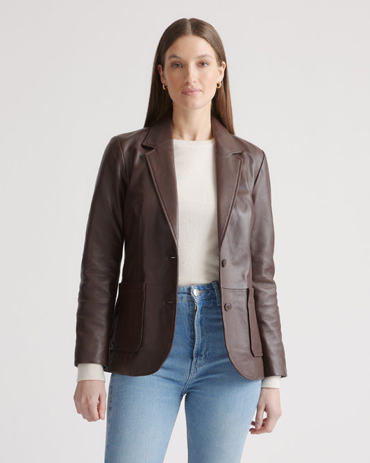 100% Leather Blazer