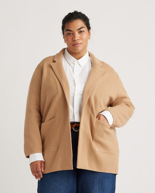 100% Organic Cotton Knit Blazer