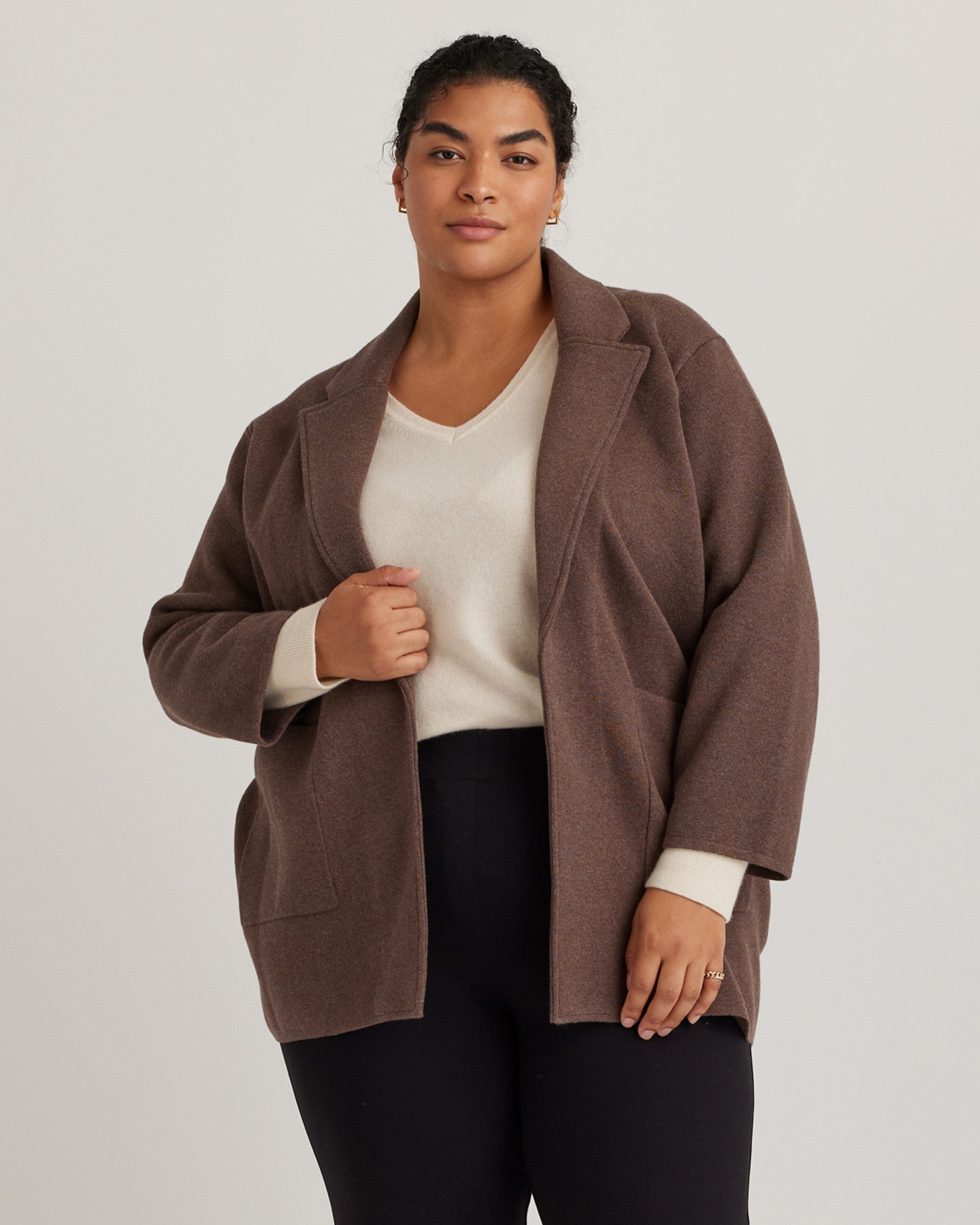 100% Organic Cotton Knit Blazer