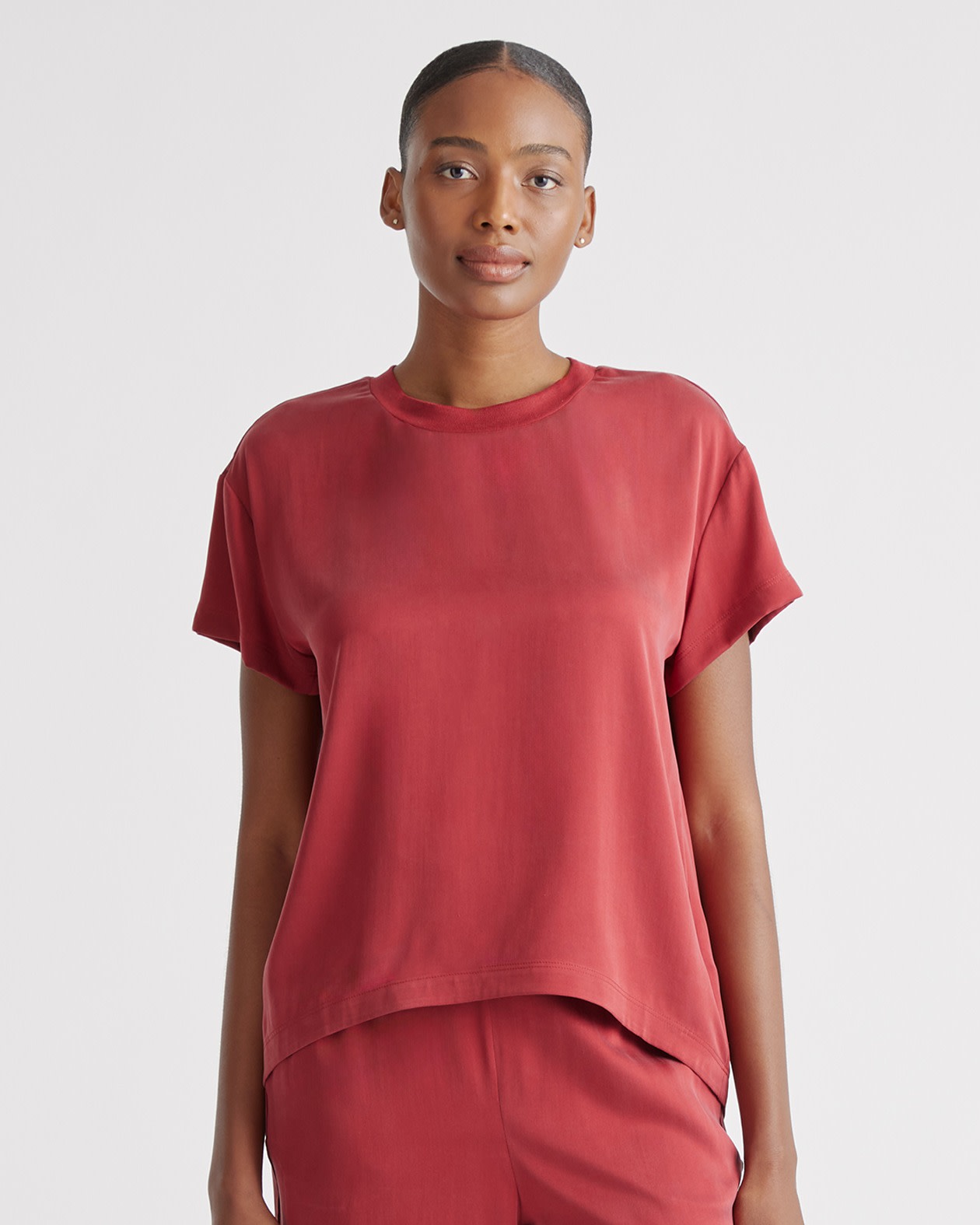100% Washable Silk Pajama Tee