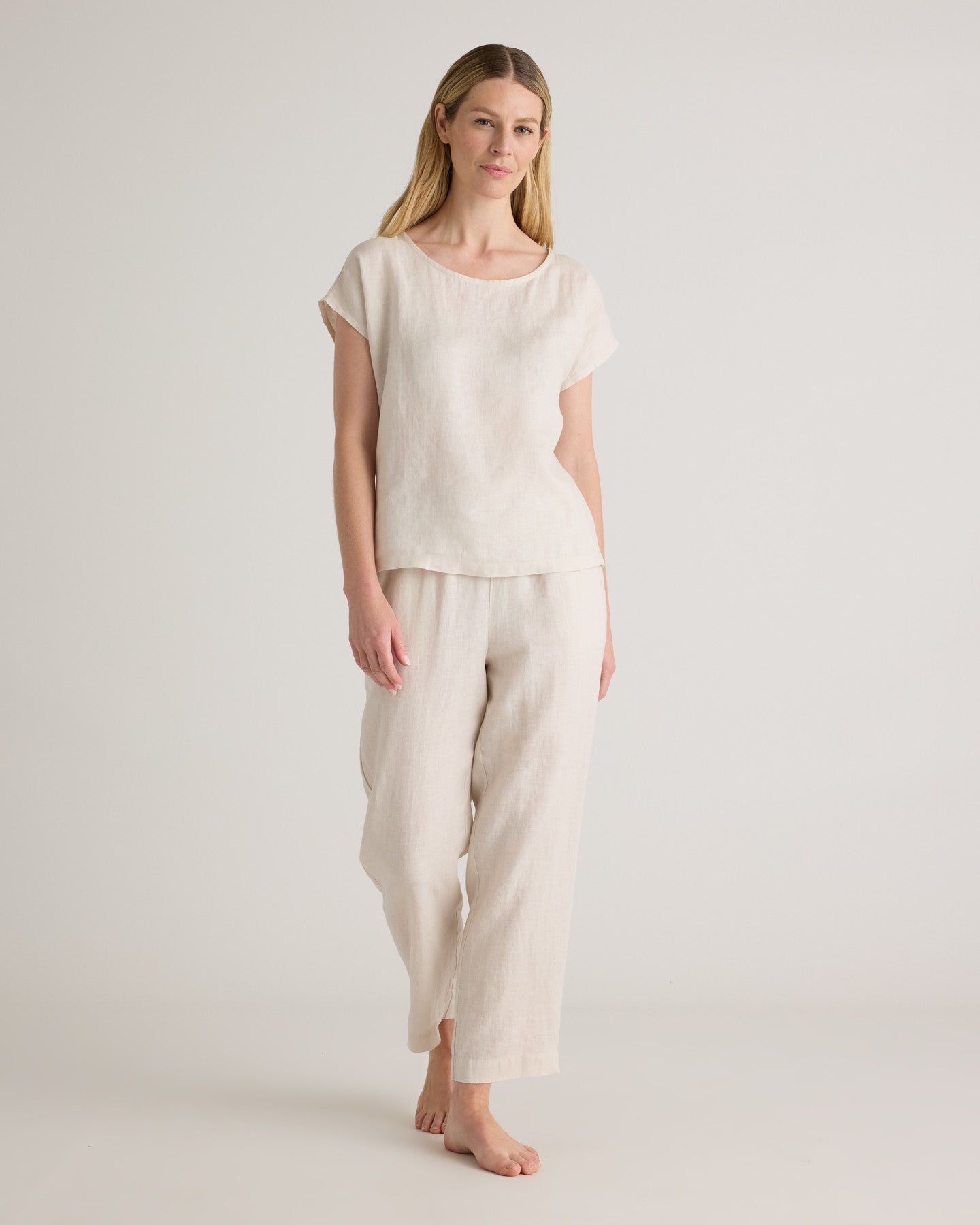 100% European Linen Pajama Set