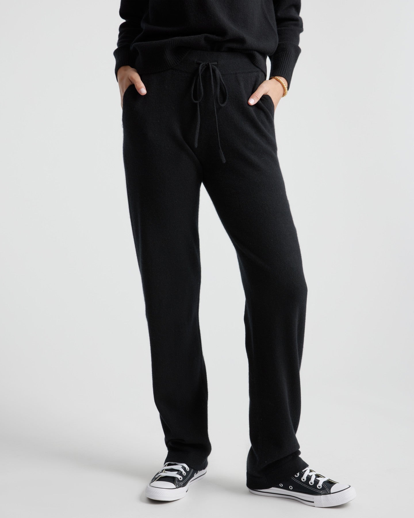 Mongolian Cashmere Straight Leg Pant