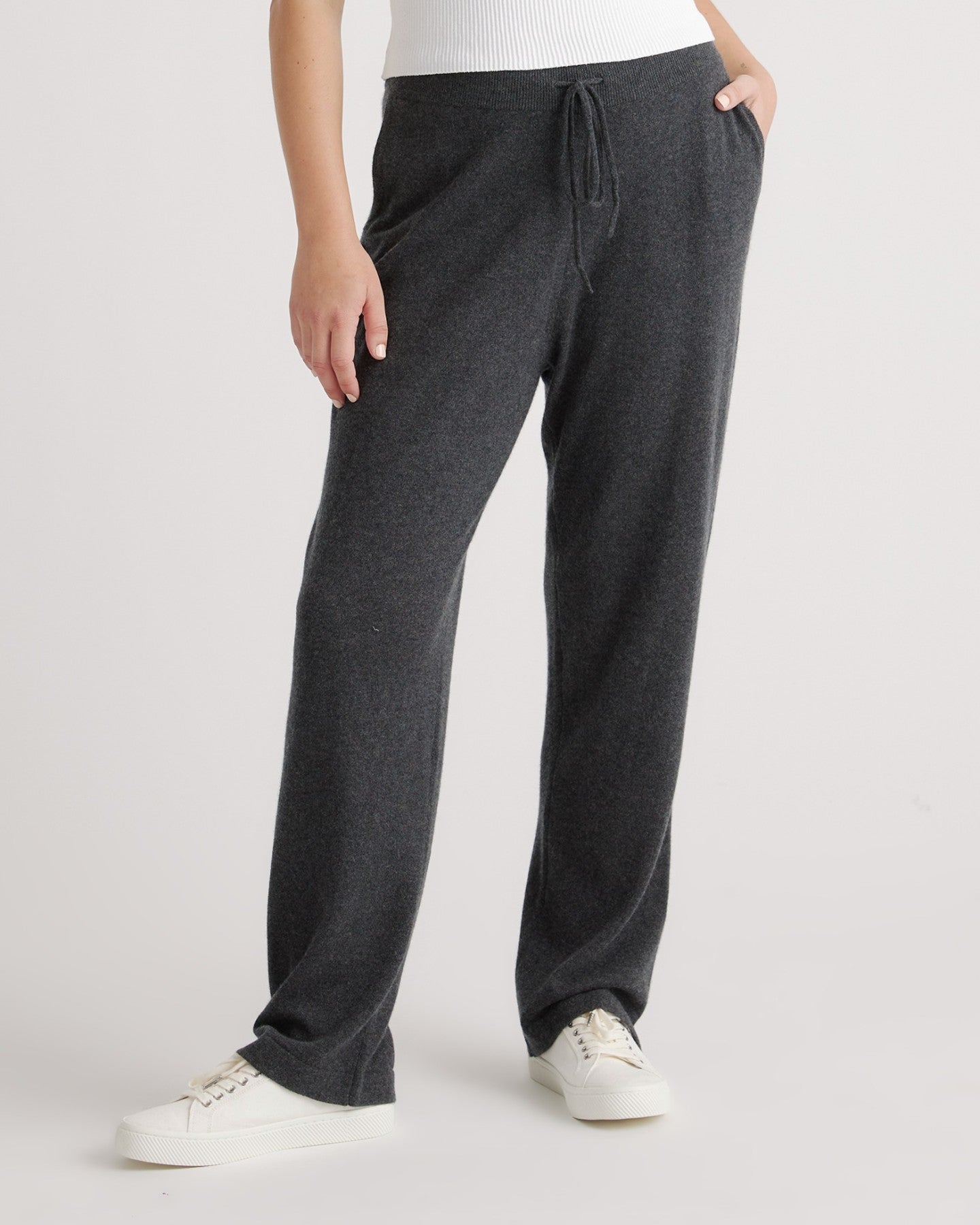 Mongolian Cashmere Straight Leg Pant