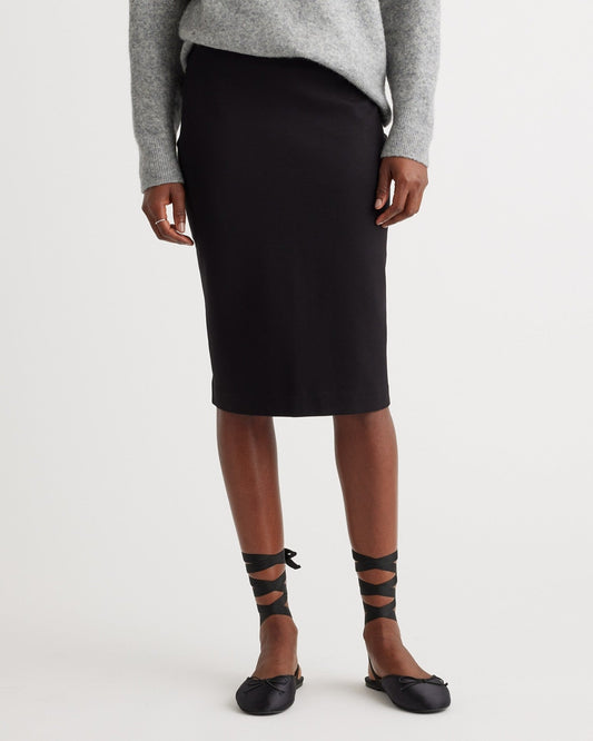 Ultra-Stretch Ponte Pencil Skirt