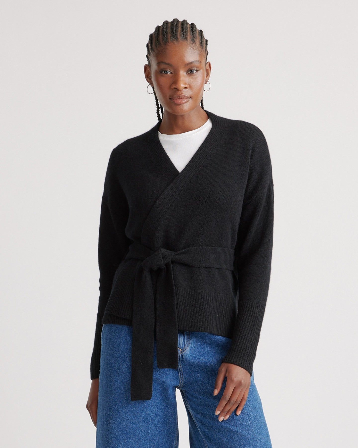 Mongolian Cashmere Wrap Sweater