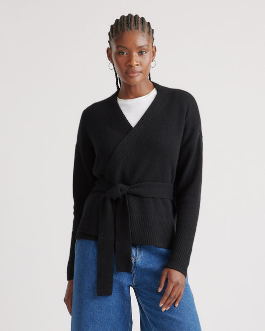 Mongolian Cashmere Wrap Sweater