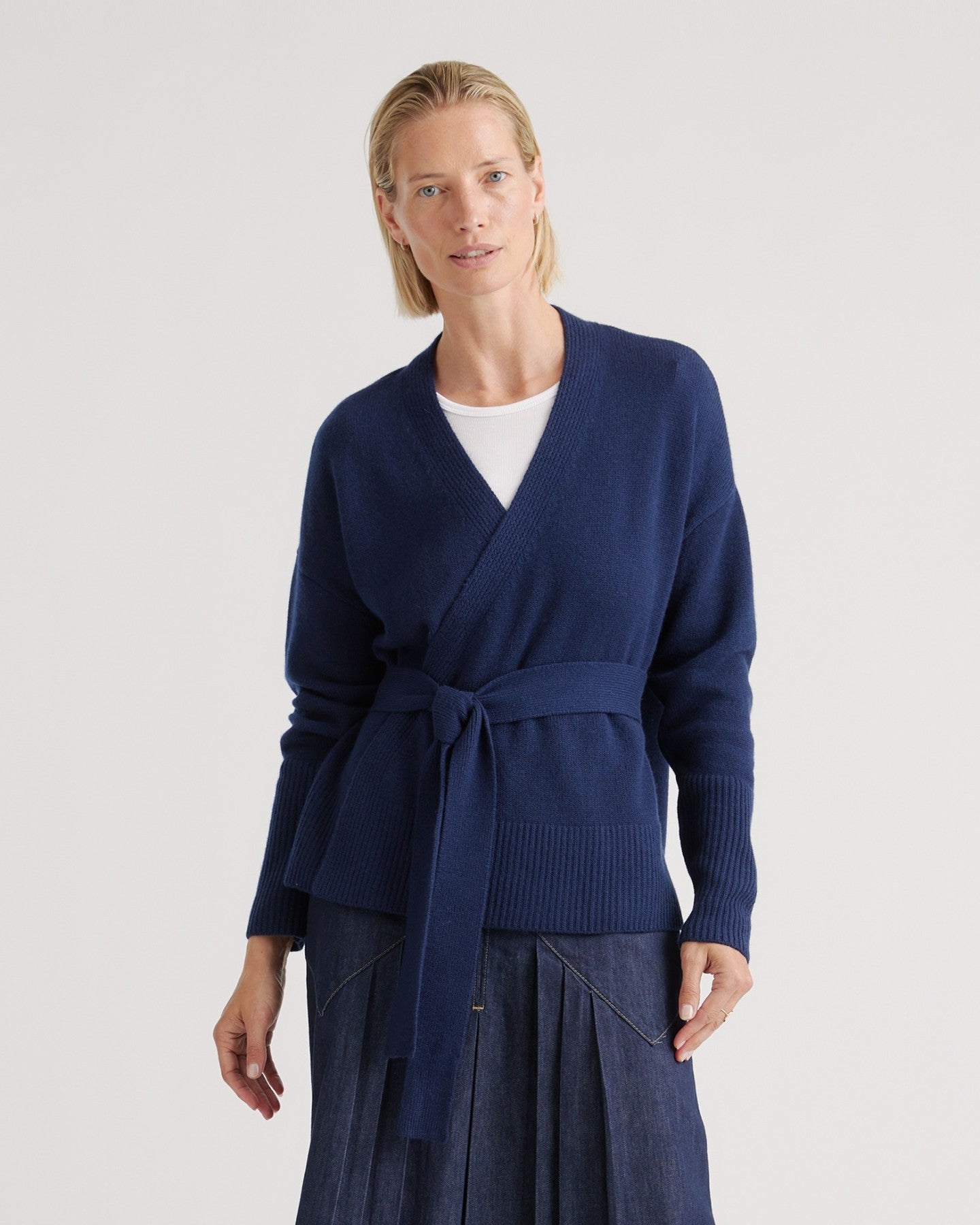 Mongolian Cashmere Wrap Sweater