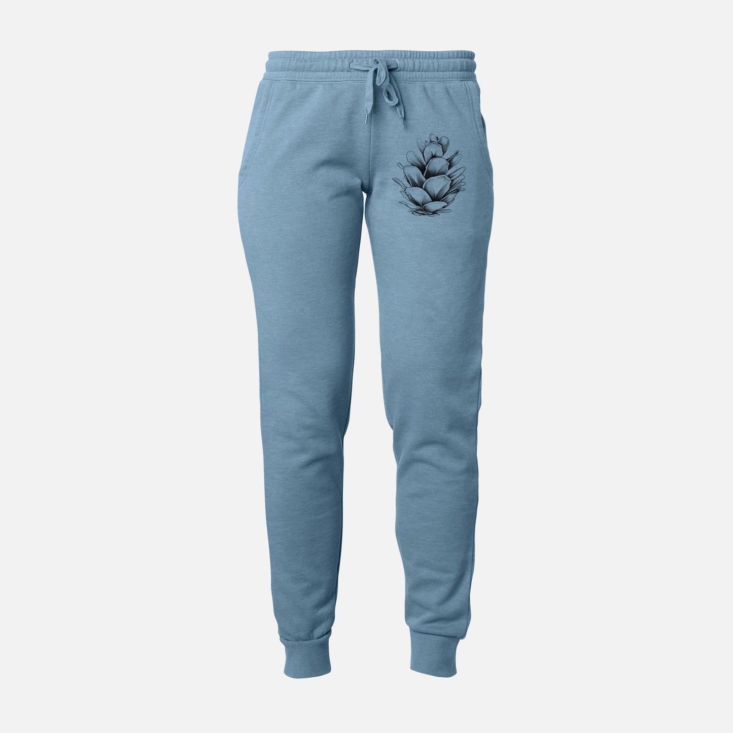 Tsuga heterophylla - Western Hemlock Pine Cone - Women's Cali Wave Jogger Sweatpants