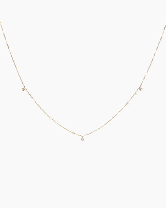 White Sapphire Choker Necklace Test