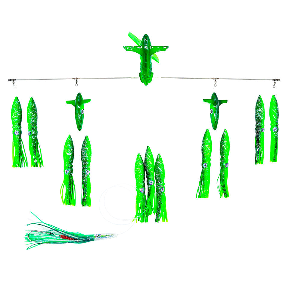 CHATTER LURES WINGMAN SIDE TRACKER GREEN