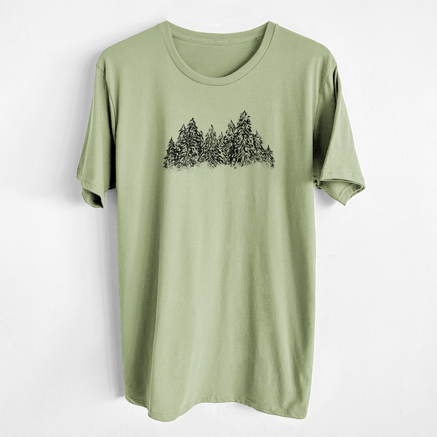 Winter Evergreens - Unisex Crewneck - Made in USA - 100% Organic Cotton