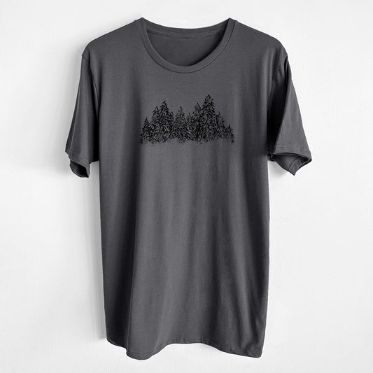Winter Evergreens - Unisex Crewneck - Made in USA - 100% Organic Cotton