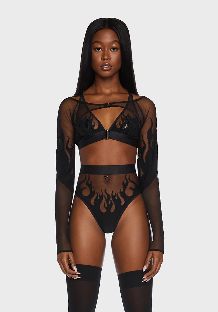 Smokin' Mirrors Mesh Shrug