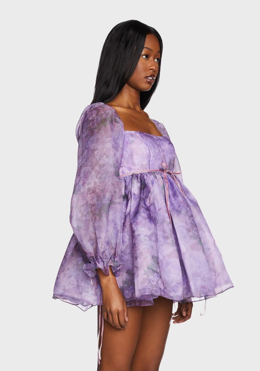 Midnight Rose Sylvie Babydoll Dress