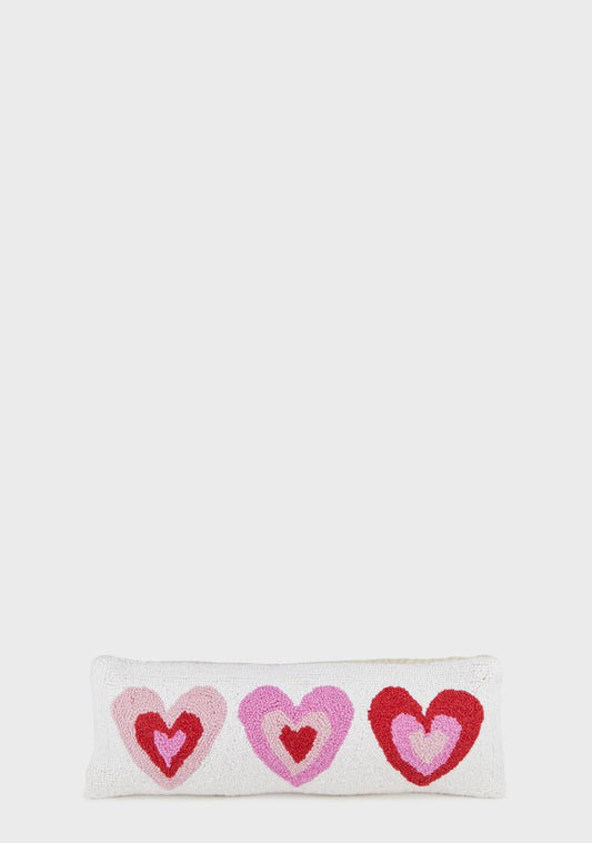 Pink Hearts Pillow