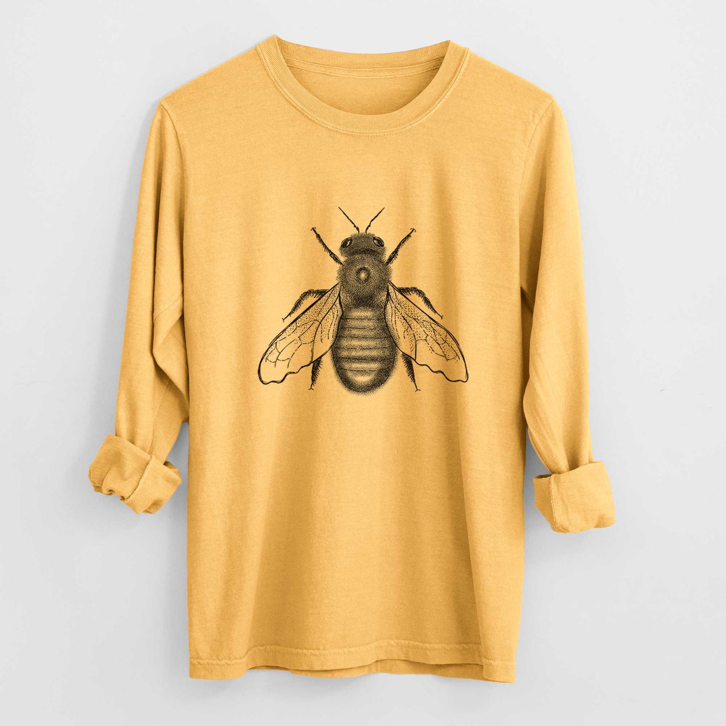 Xylocopa Virginica - Carpenter Bee - Heavyweight 100% Cotton Long Sleeve