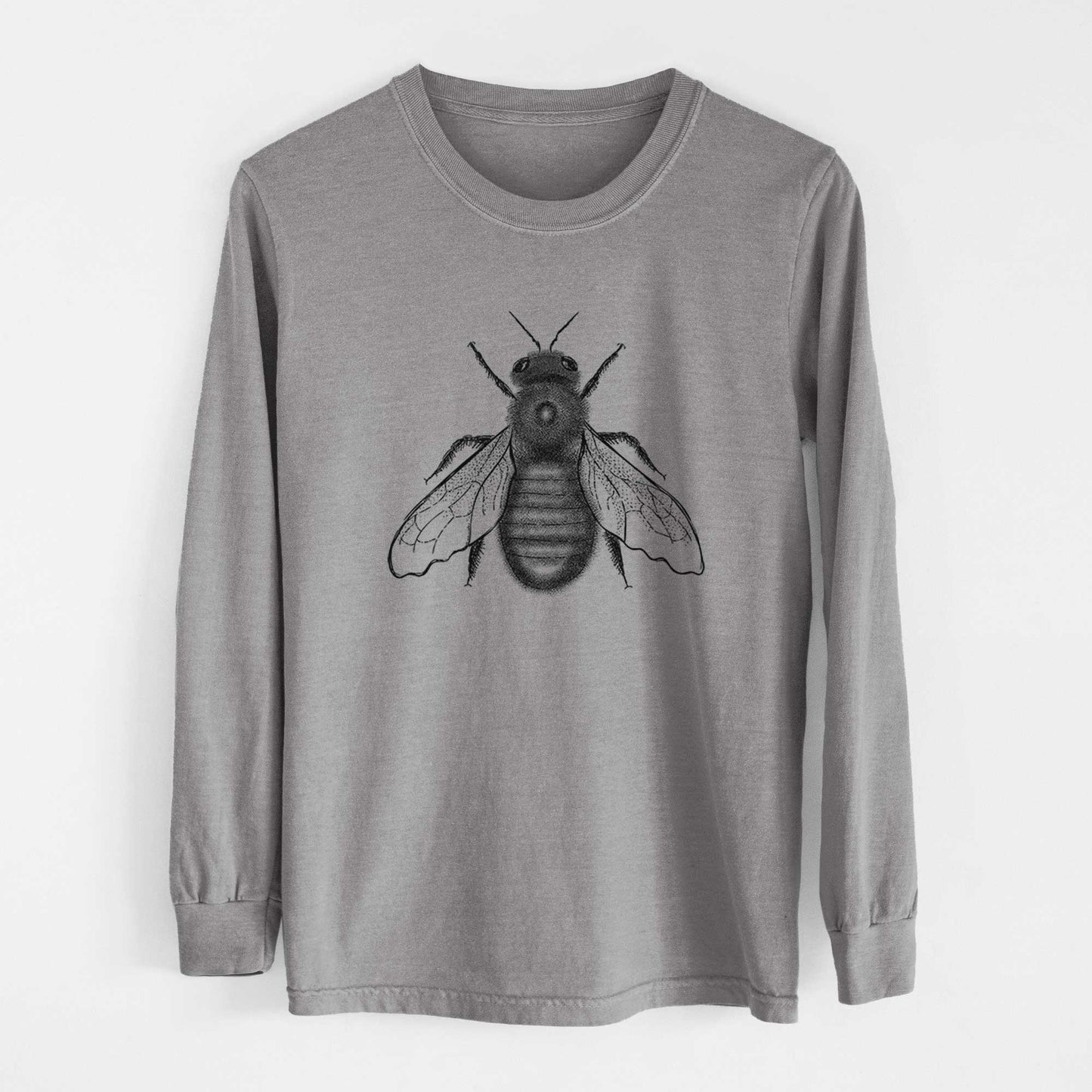 Xylocopa Virginica - Carpenter Bee - Heavyweight 100% Cotton Long Sleeve